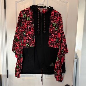 Ocean Equipment Retro Windbreaker Neon Nylon Pullover Jacket